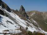 Le Col de la Croix et le Plan du Pré depuis le Pas de Lovenex.