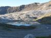 Lac des Audannes à 7 heures du matin et Cabanne des Audannes