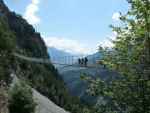 La troisième passerelle prise latéralement. Jolie vue!