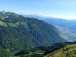 La croupe de montée depuis les Rochers de Naye.