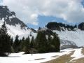 Le Col de Chaude depuis Les Cases