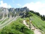 Vue du Col de Verne (dernier col) avant de descendre sur Miex