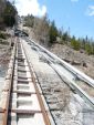 Petit coup d'oeil sur le parcours du 1er funiculaire menant aux barrage d'Emosson.