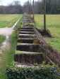 Zoom sur la  longue ligne de toblerones.