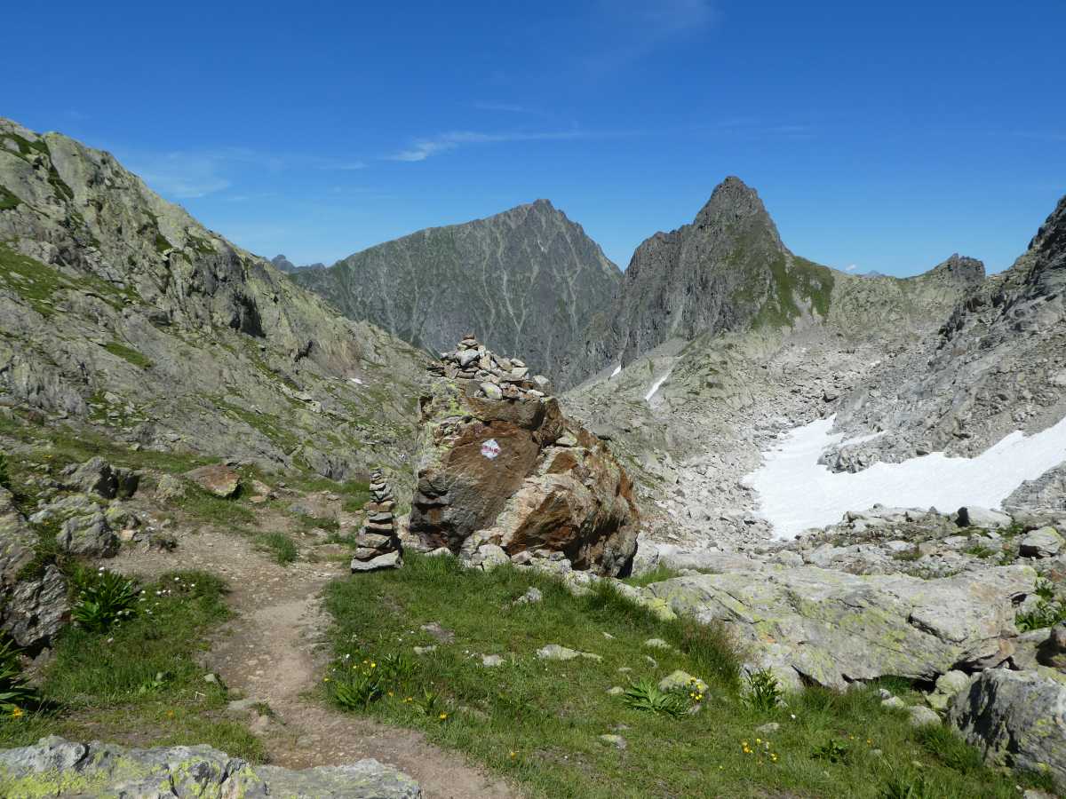 Arrivée au Col de Fenestral 2450 m