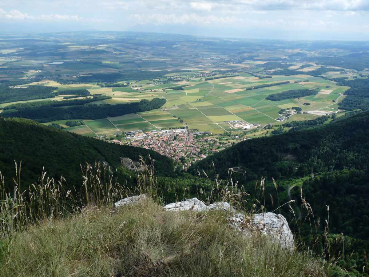 Baulmes depuis la plate-forme d'observation