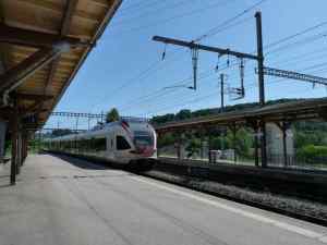 Départ de la Gare Puidoux Chexbres