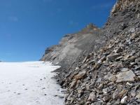 Moraine du Tsanfleuron en amont