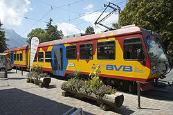 train de montagne, le Bex-Villars-Bretaye (image de Wikipedia)