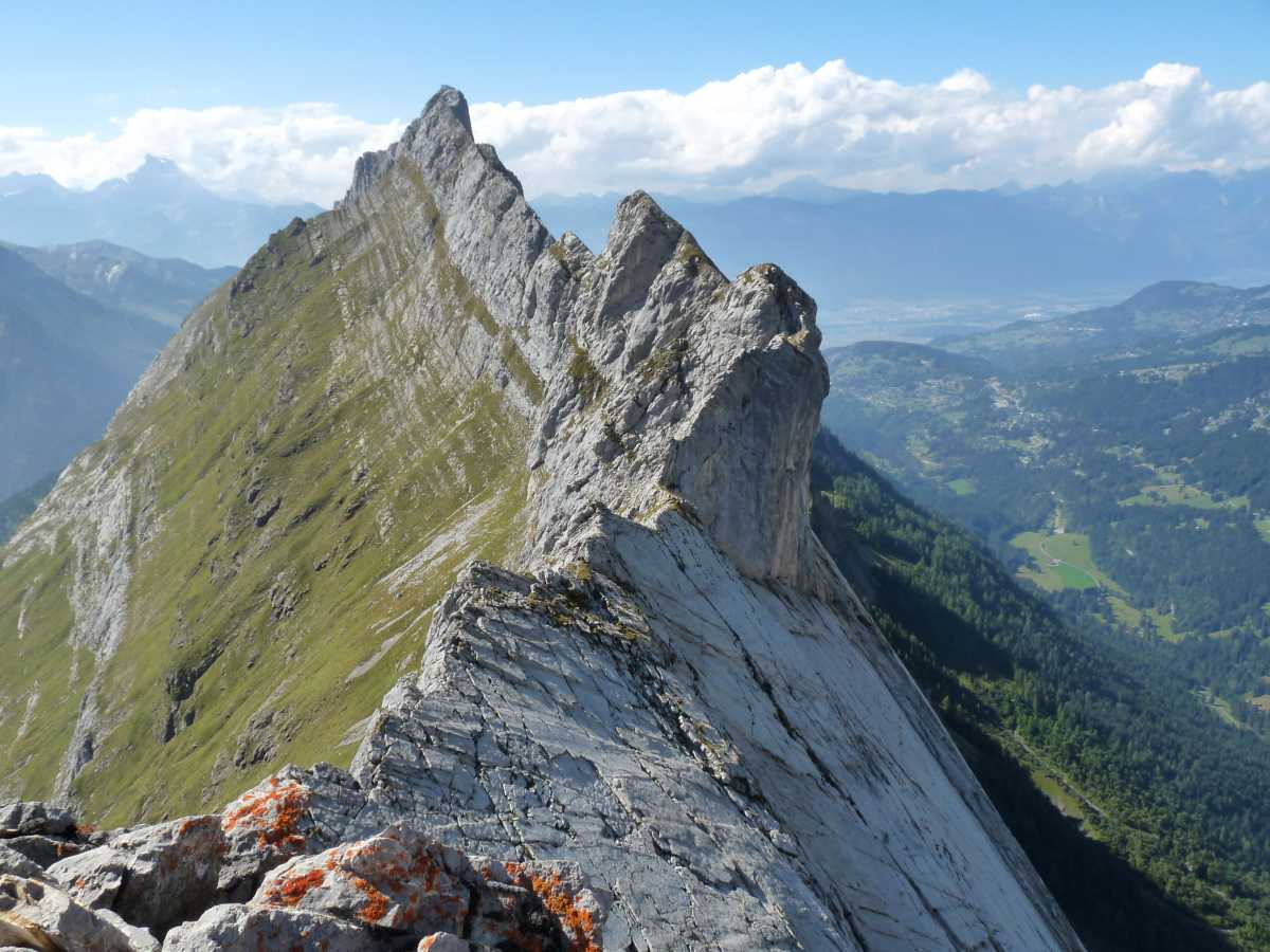 Le Miroir le Cheval Blanc et la Haute Pointe  depuis la Haute Corde