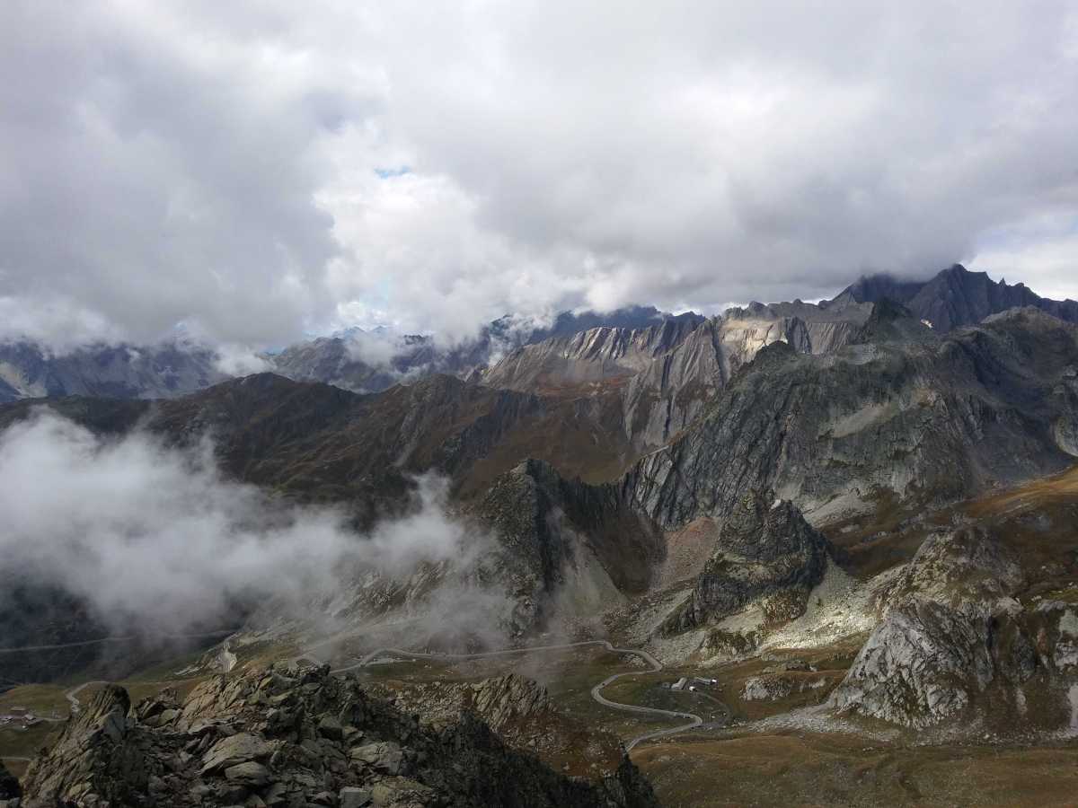 Route côté italien